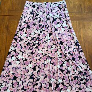 Anne Klein Floral long skirt, size Medium